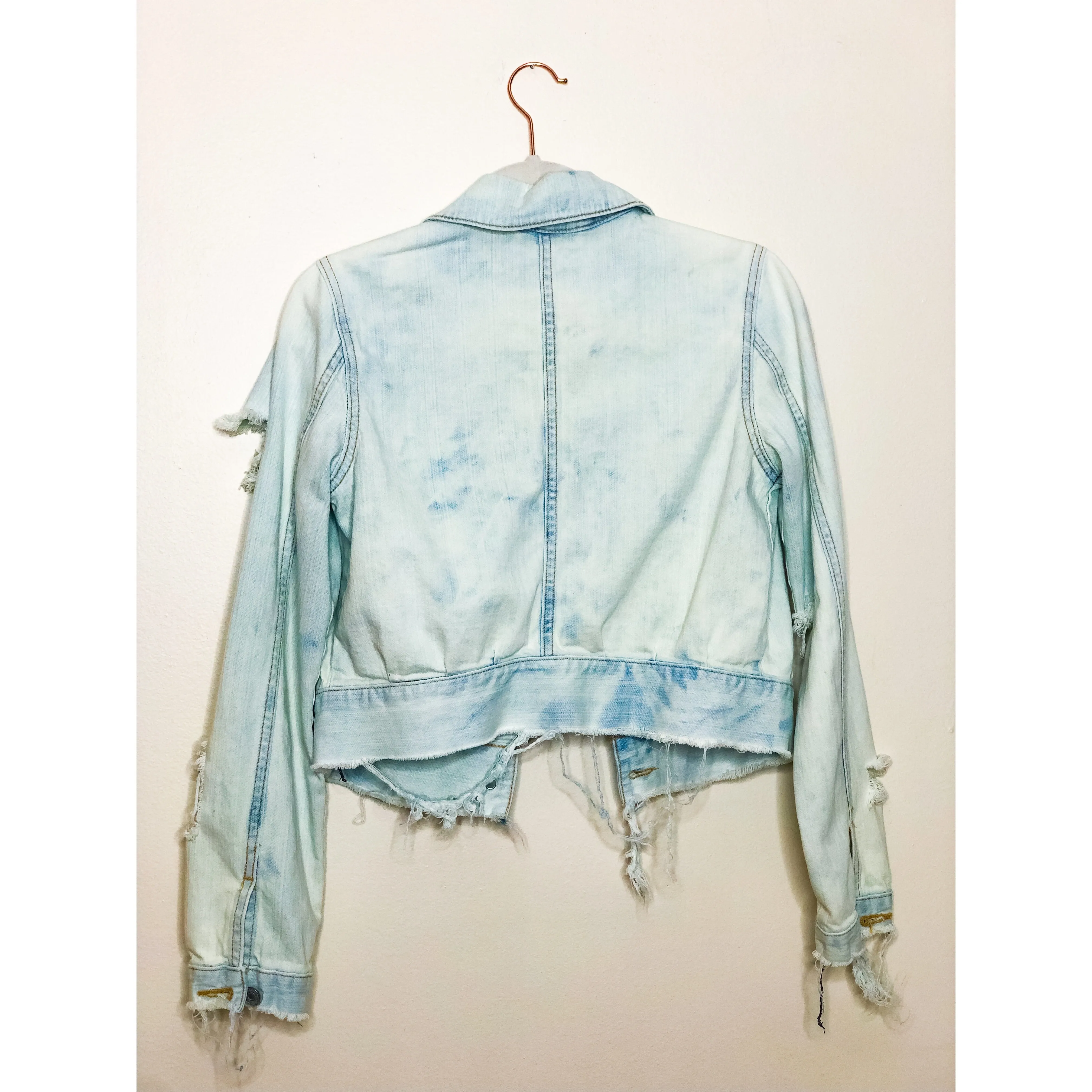 LEVIS Bleached Upcycled Jacket