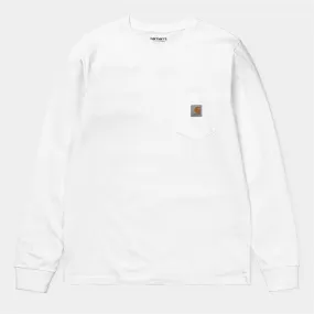 L/S Pocket T-Shirt - White