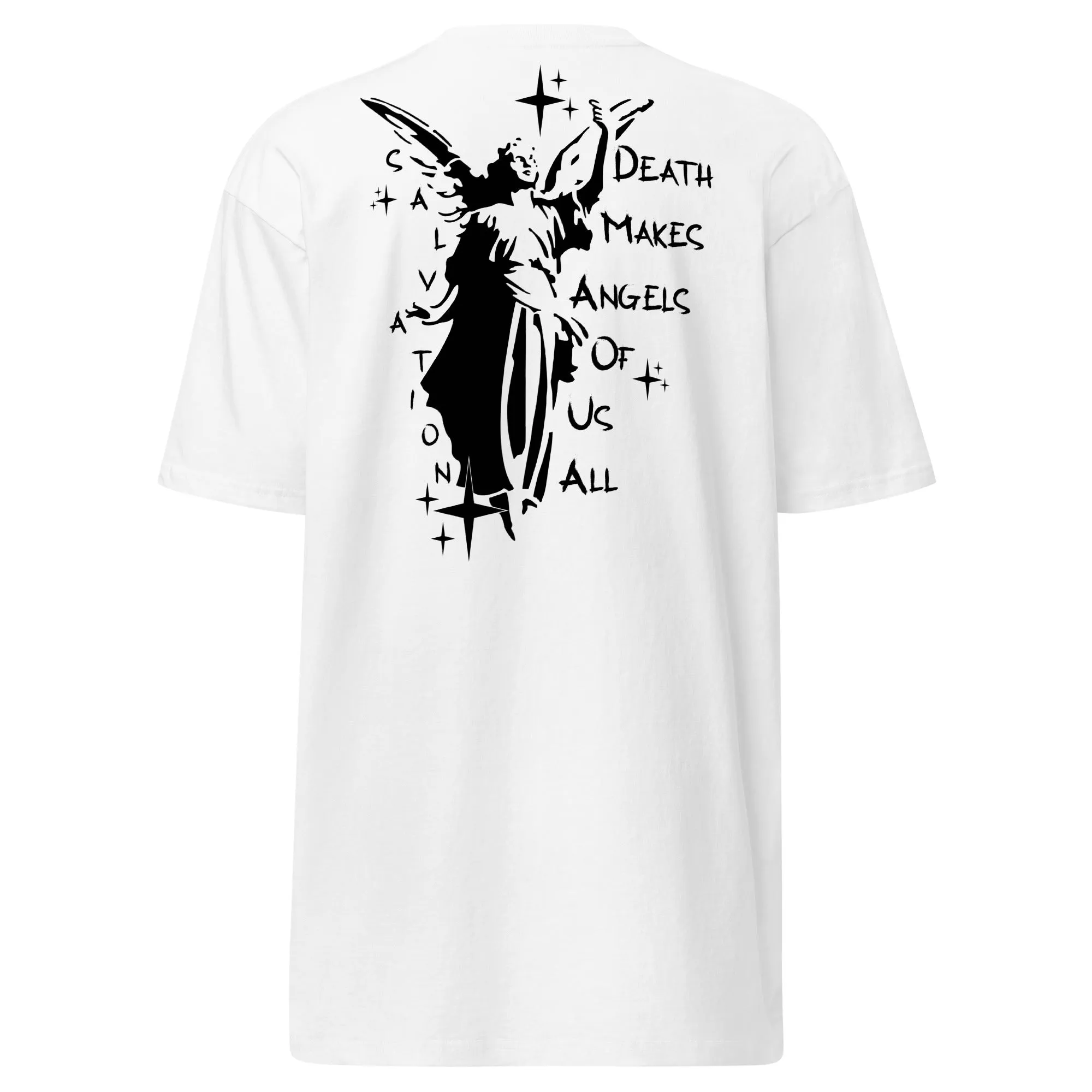 Men’s Angel Theme And Slogan Graphic Tee