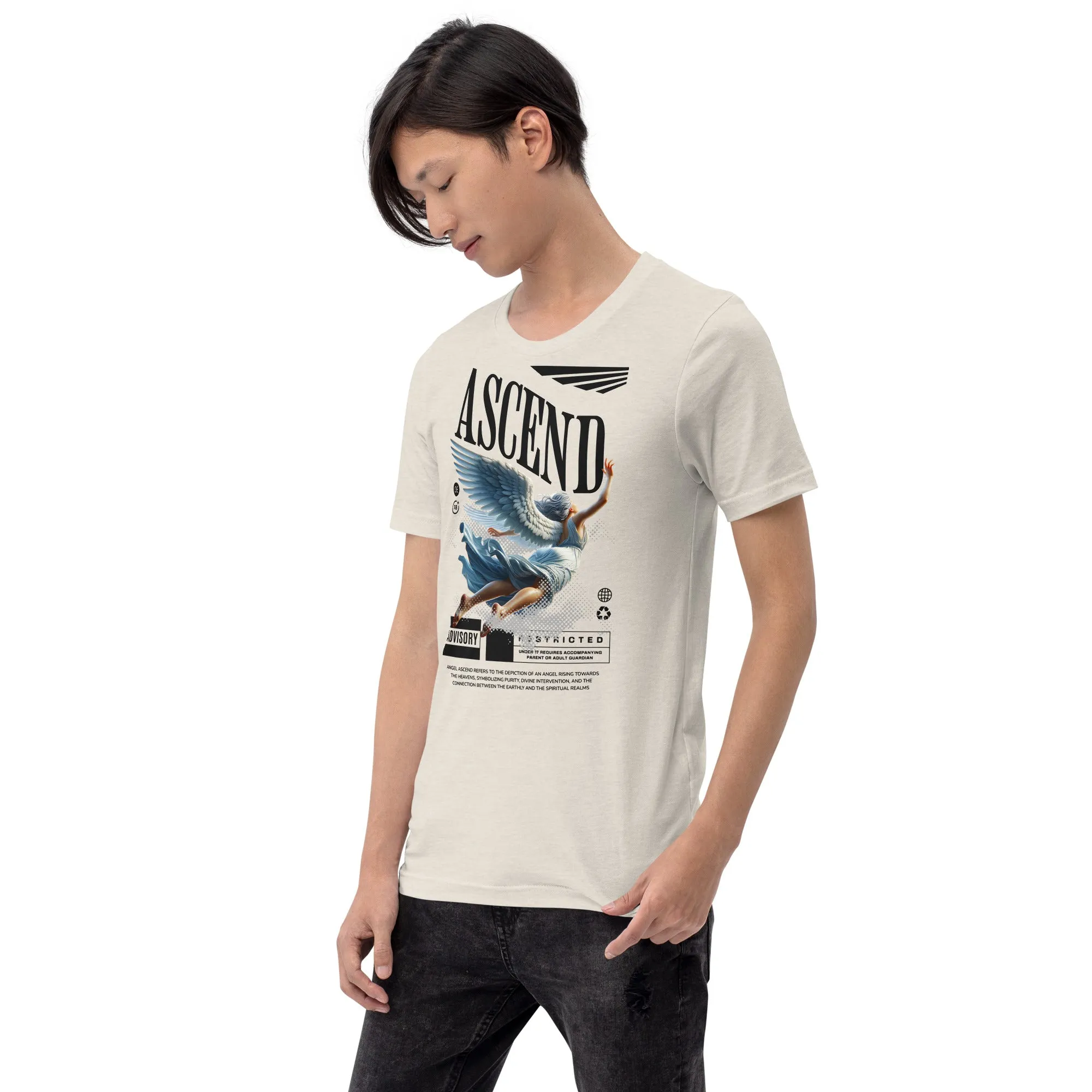 Men's Ascended Angel Short Sleeve Graphic T-shirt