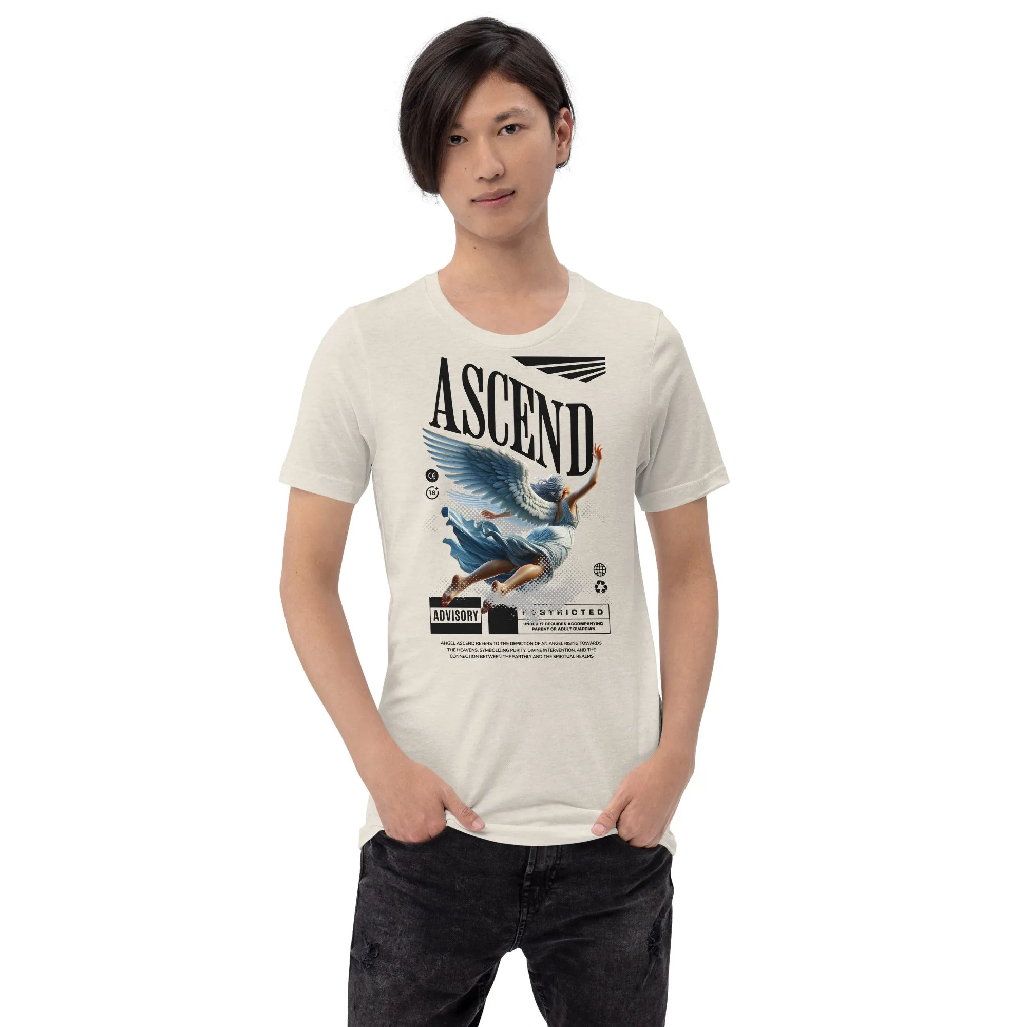 Men's Ascended Angel Short Sleeve Graphic T-shirt