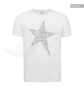 Men's Casual White T-shirt MD867