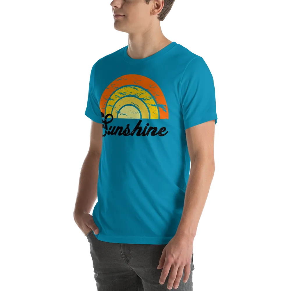 Men's Distressed Sunshine Graphic T-shirt