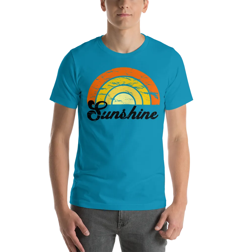 Men's Distressed Sunshine Graphic T-shirt