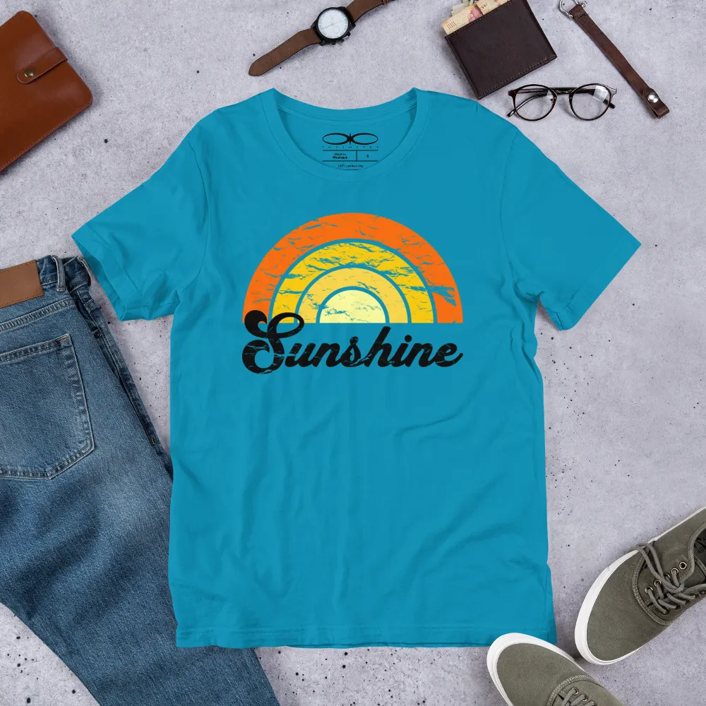 Men's Distressed Sunshine Graphic T-shirt