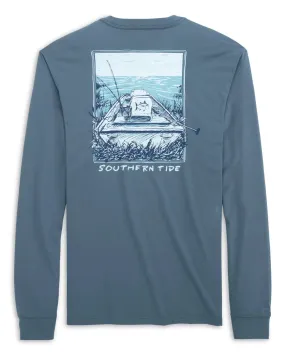 Men's Long Sleeve Jon Boat Fishing Tee