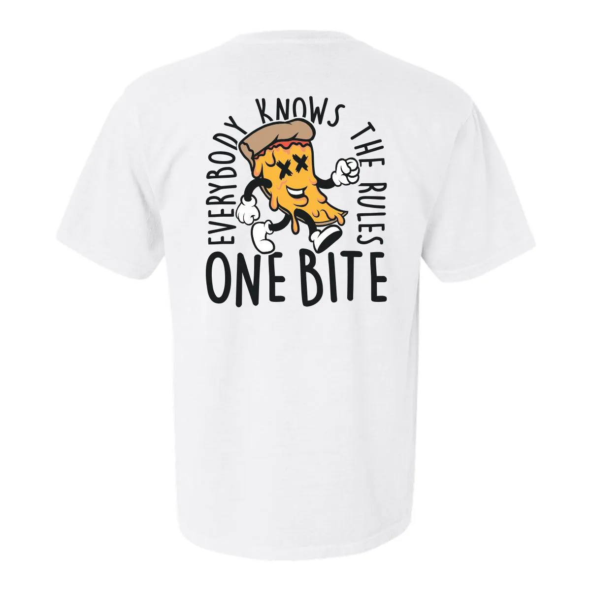 Men's One Bite Pizza Guy Short Sleeve Tee