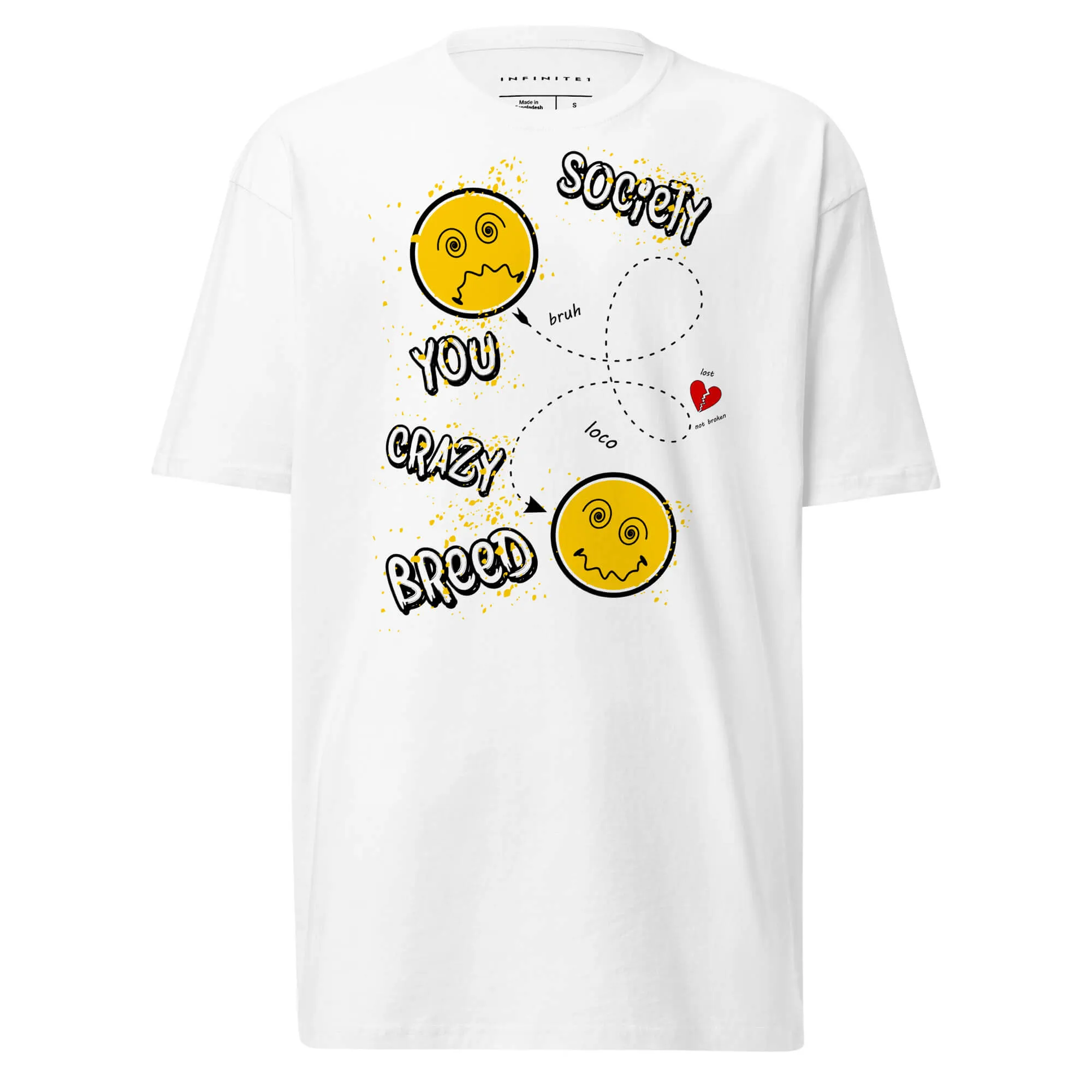 Men’s Society And Character Theme Graphic Tee