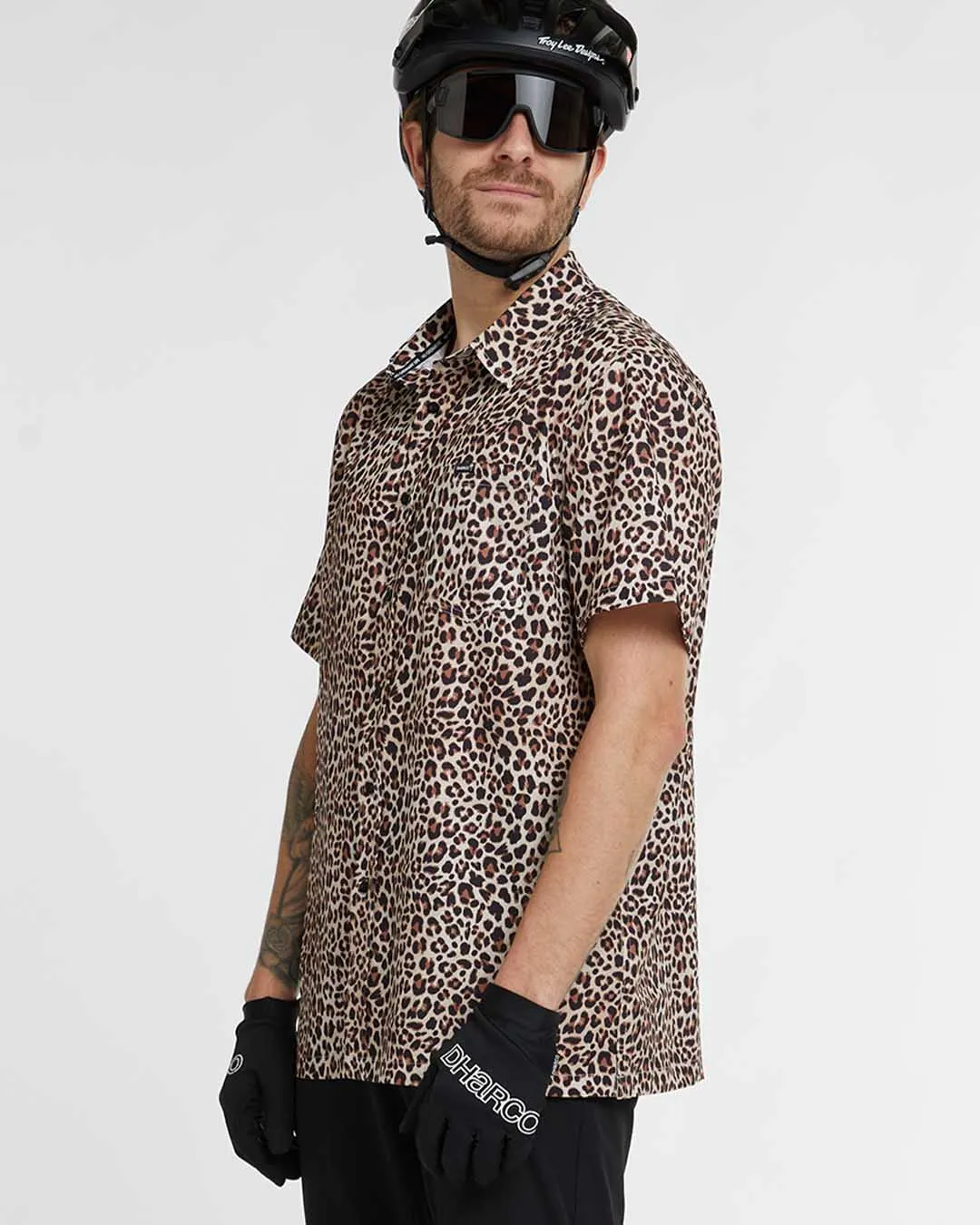 Mens Tech Party Shirt | Leopard