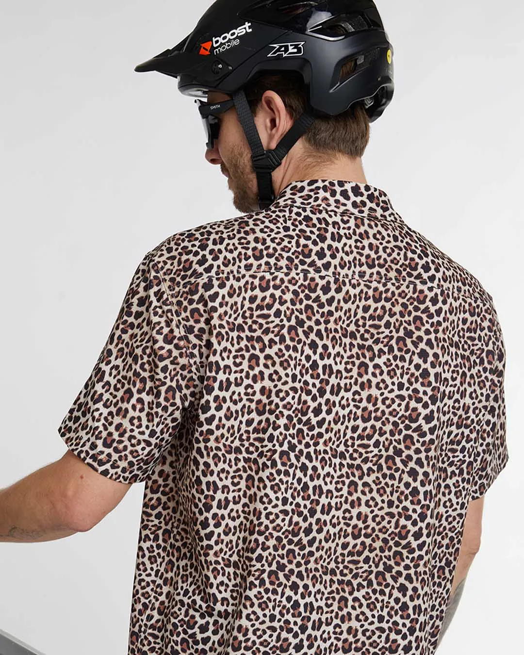 Mens Tech Party Shirt | Leopard