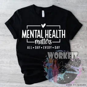 Mental Health Matters Logo Tees