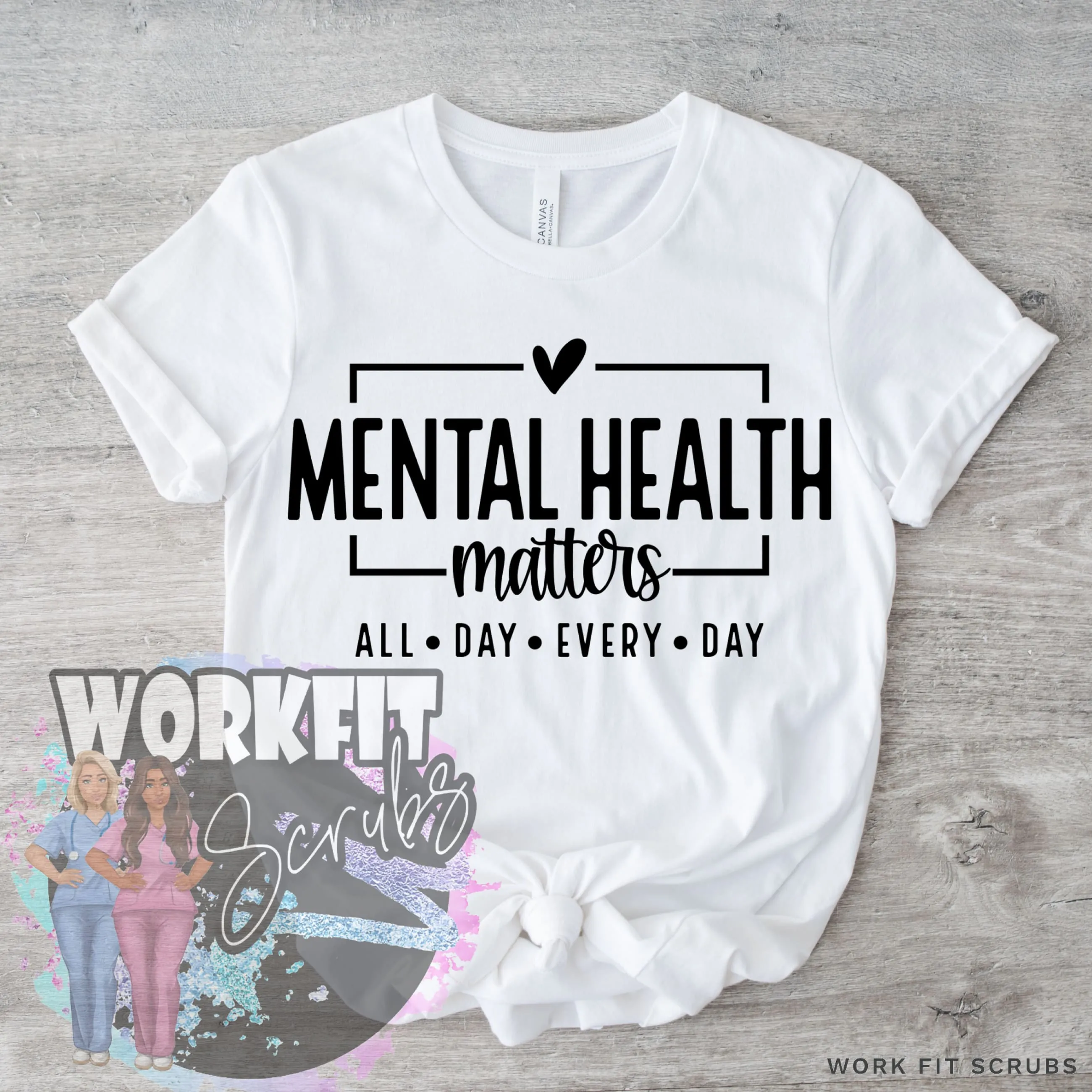 Mental Health Matters Logo Tees