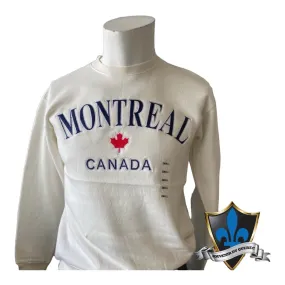 MONTREAL embroidery Crewneck Sweatshirt