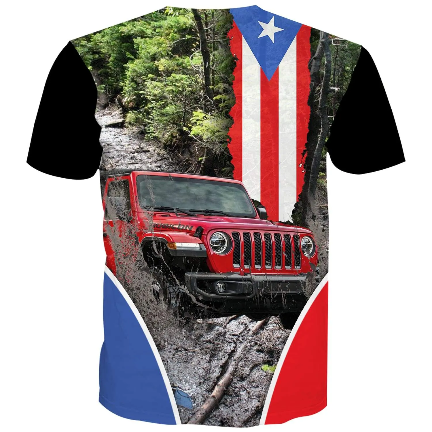 Off Road Jeep trails puerto rico - Kid's T-Shirt