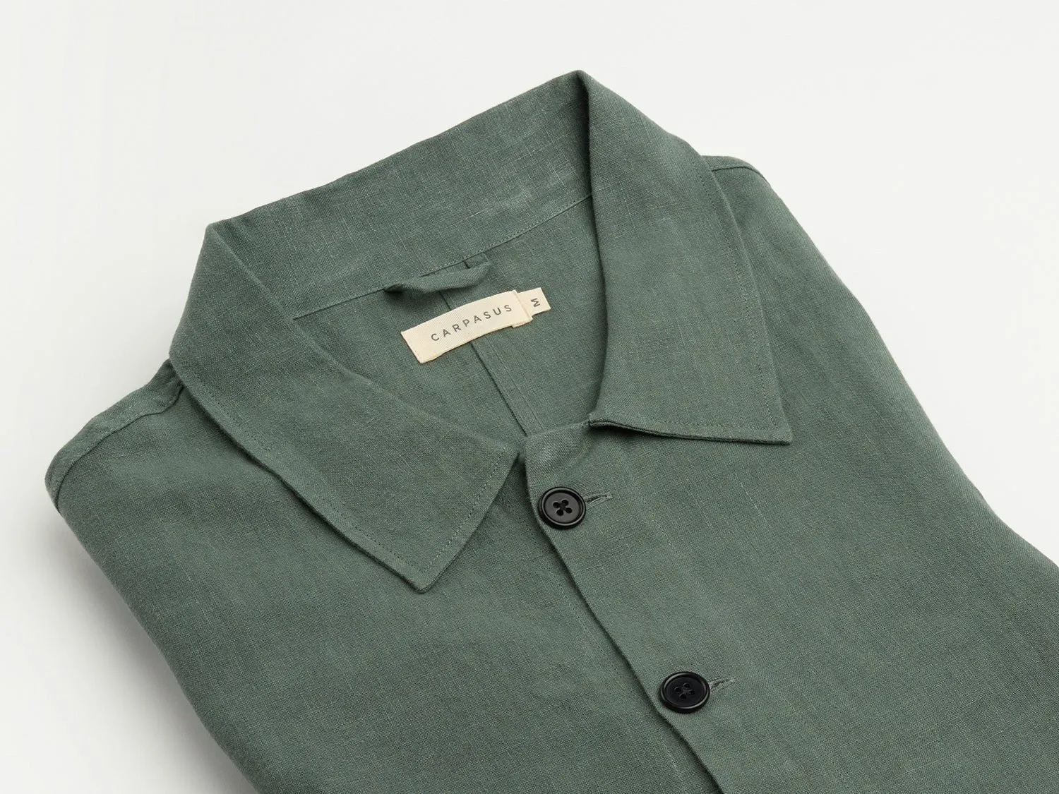 Overshirt Linen Montagnola Olive