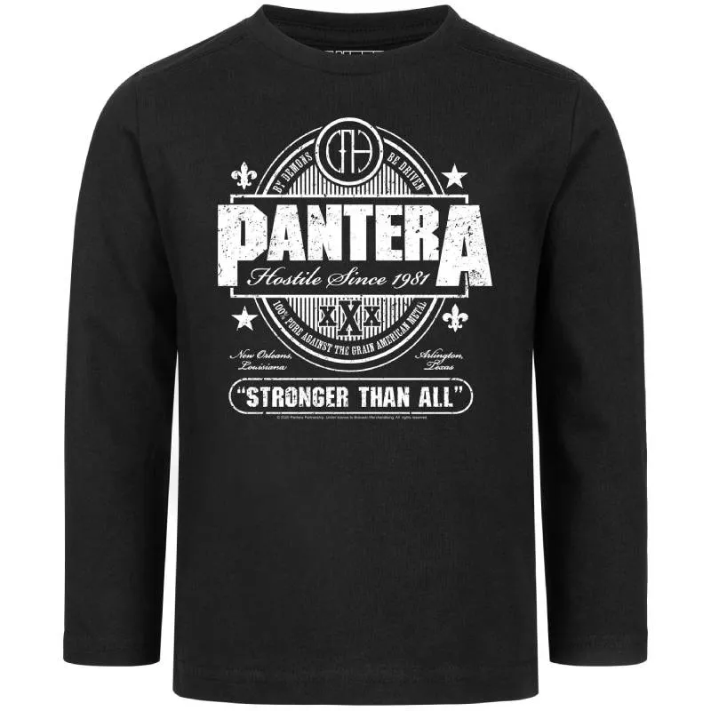 Pantera Kids Long Sleeved T-Shirt - Stronger Than All