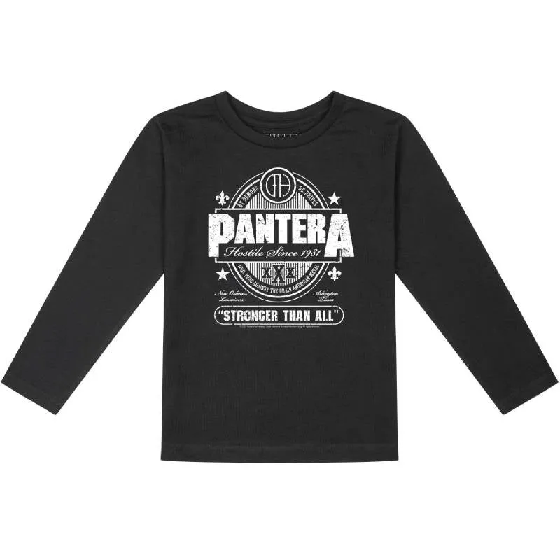 Pantera Kids Long Sleeved T-Shirt - Stronger Than All