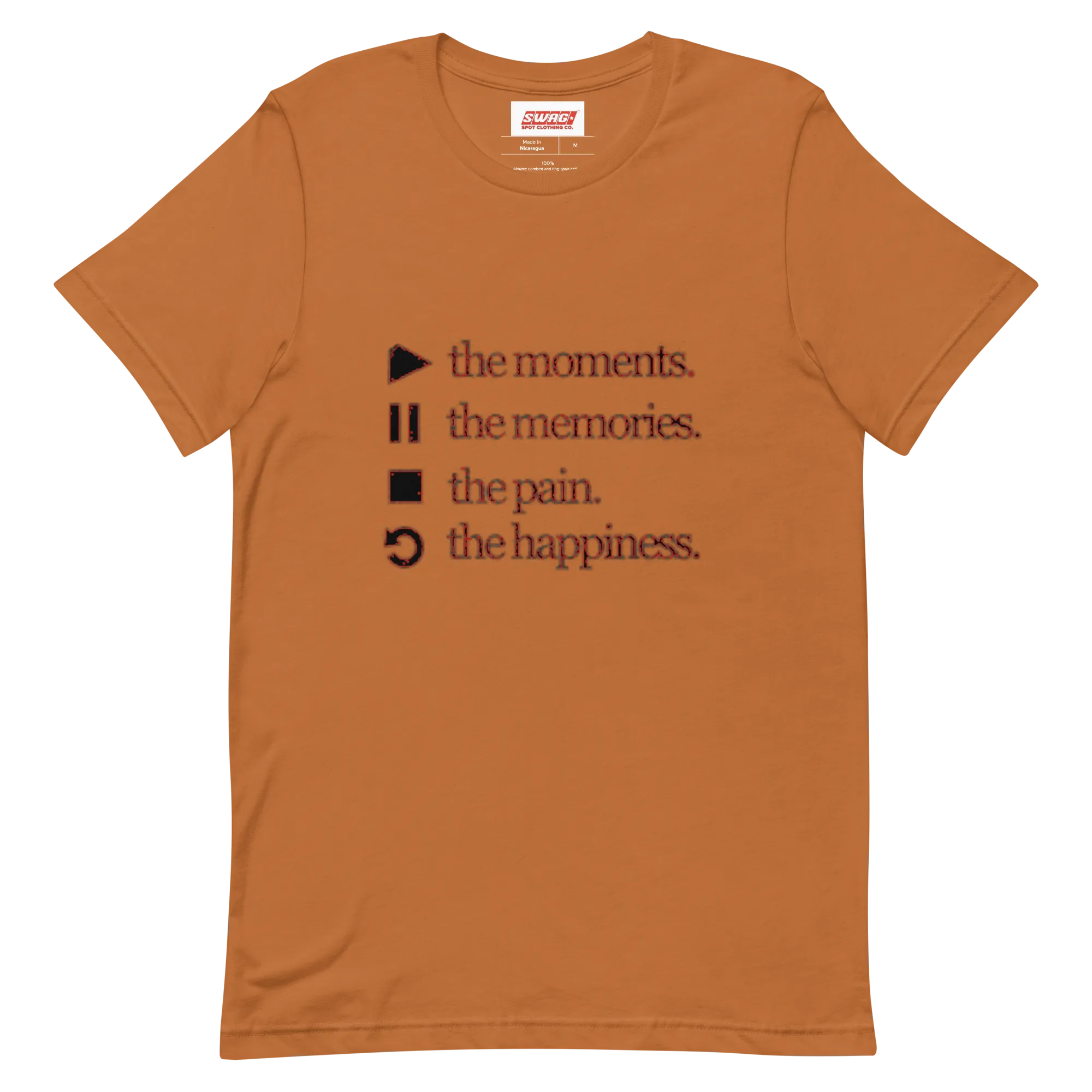 Play The Moments Short-Sleeve Unisex T-Shirt by Wisam