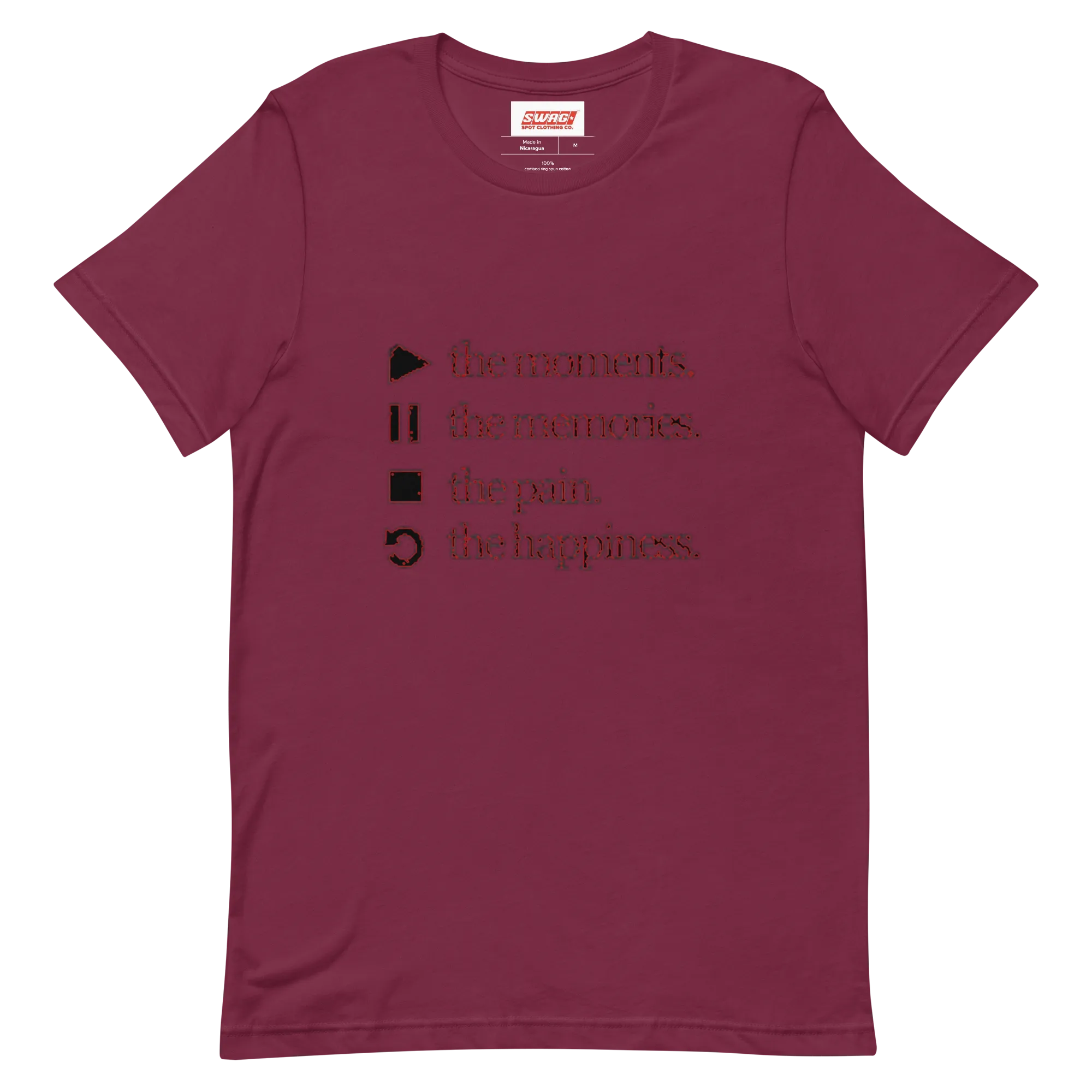 Play The Moments Short-Sleeve Unisex T-Shirt by Wisam