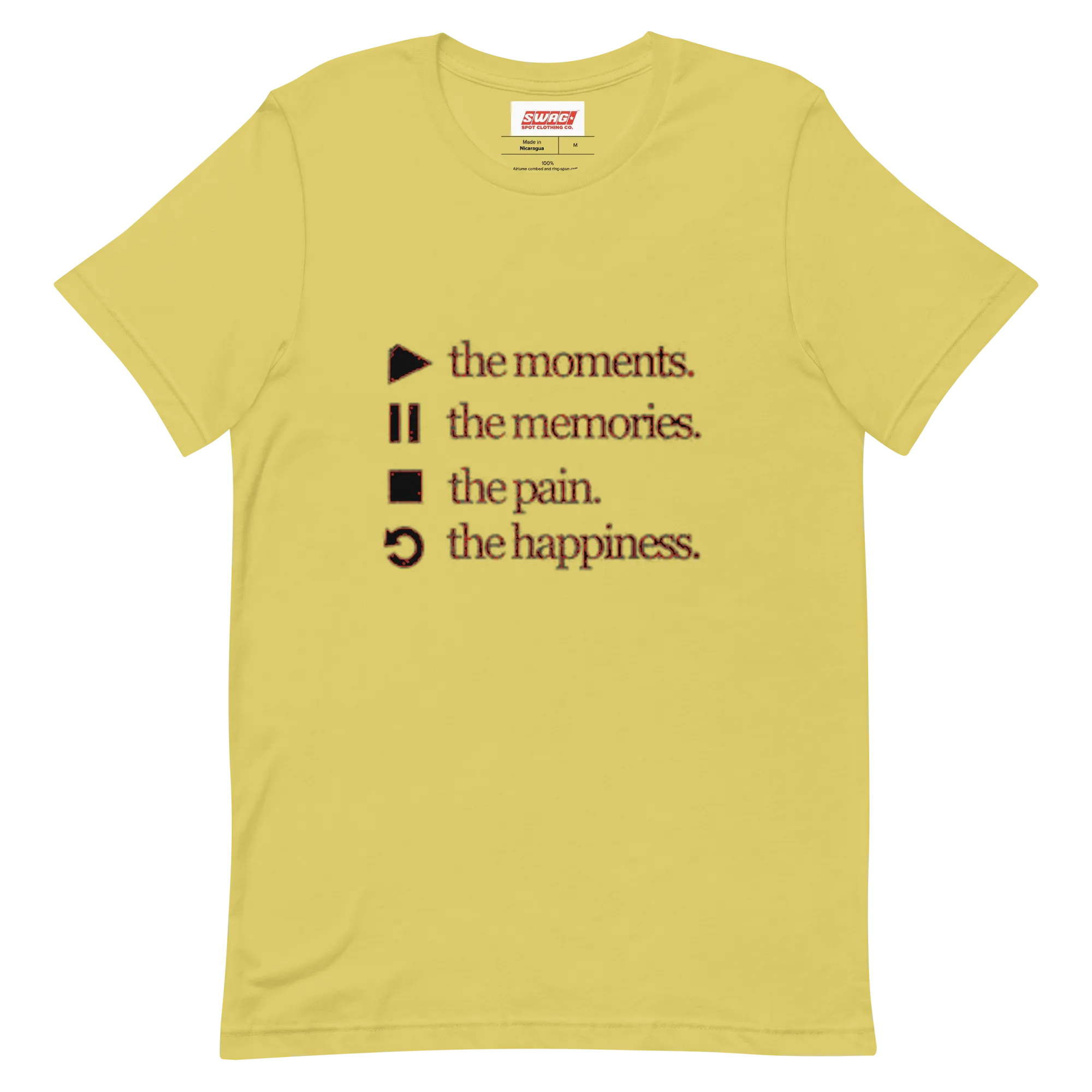 Play The Moments Short-Sleeve Unisex T-Shirt by Wisam