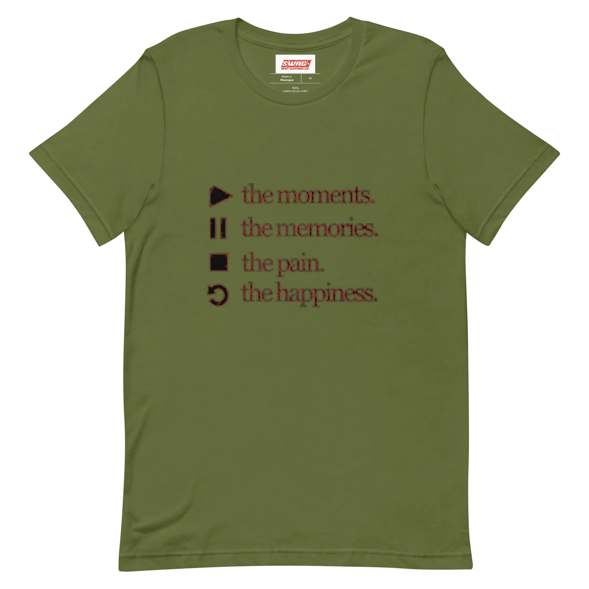 Play The Moments Short-Sleeve Unisex T-Shirt by Wisam