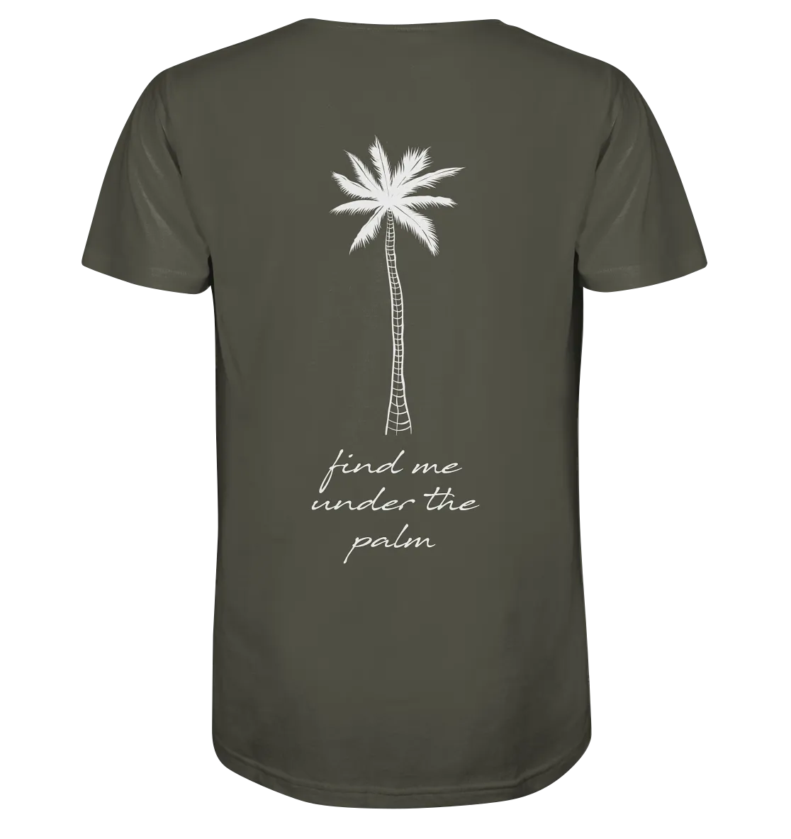 "Find me under the Palms" - Herren Premium Shirt aus Bio Baumwolle