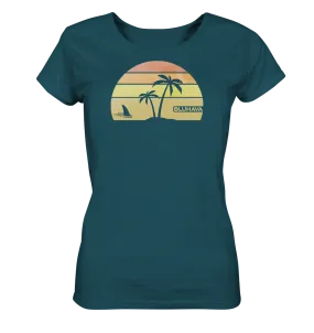 "Sunset Shark Place" - Damen Premium Organic Shirt