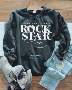 Rock Star Vintage Inspired Graphic Sweat Shirt