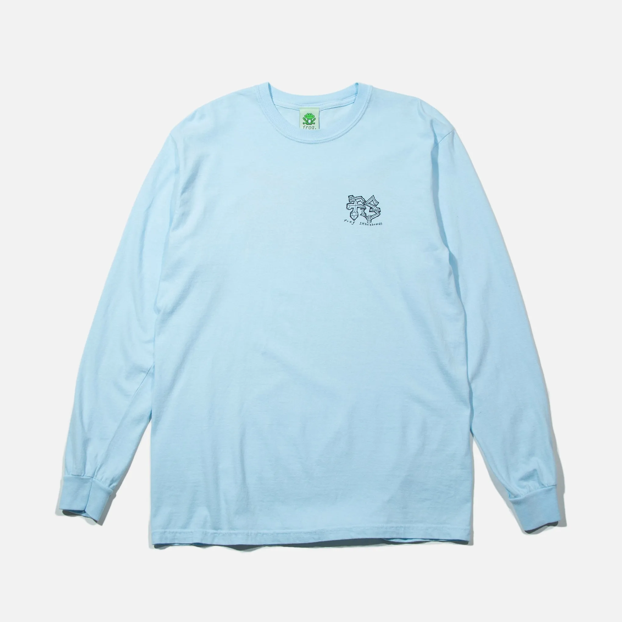 Surf Turtle Long Sleeve T-shirt - Water Blue