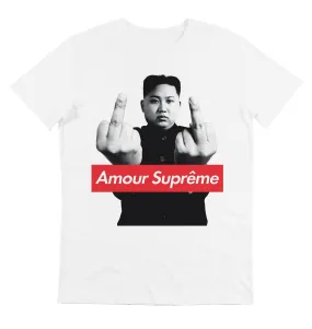 T-shirt homme amour supreme - kim jong un