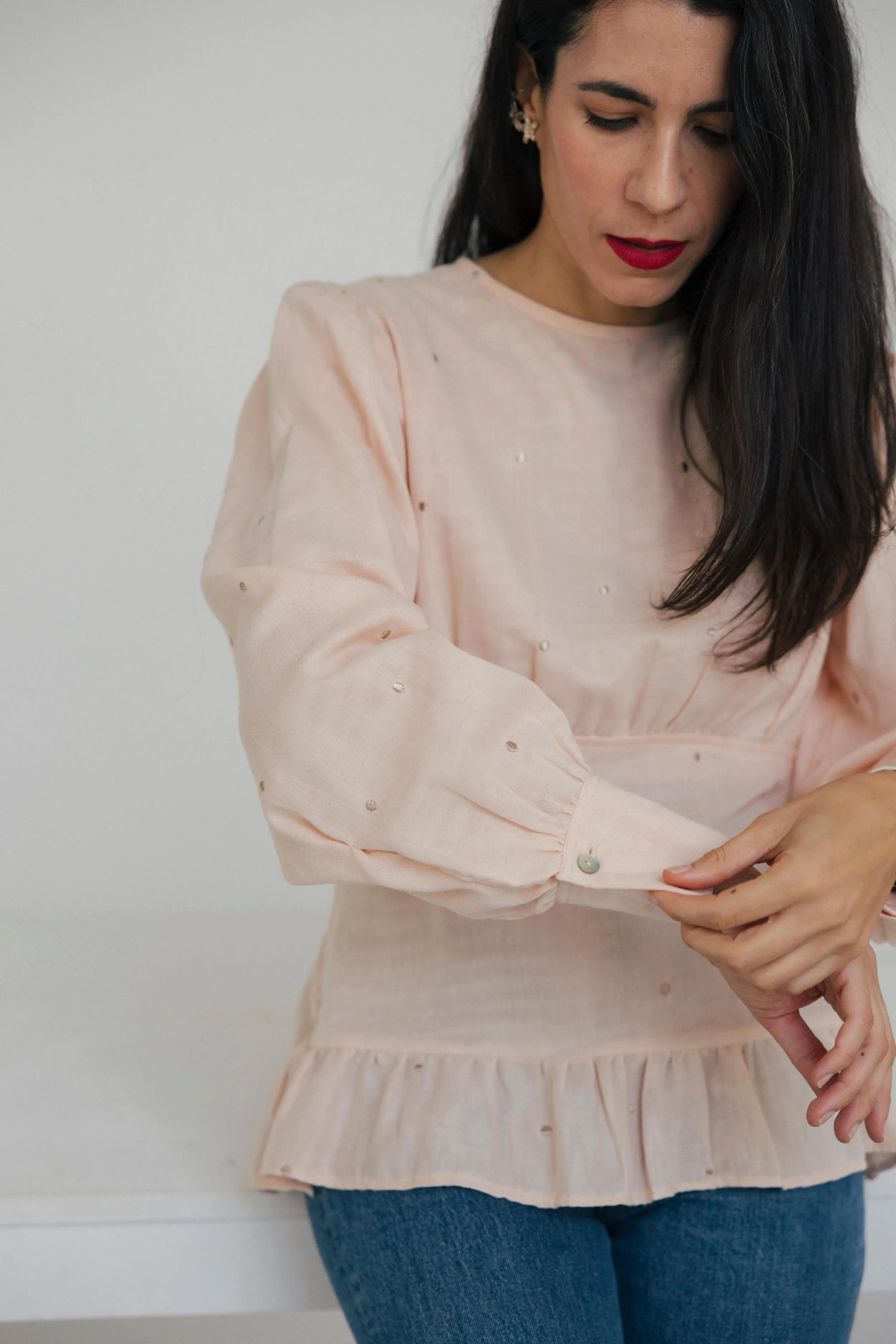 the Macaron blouse