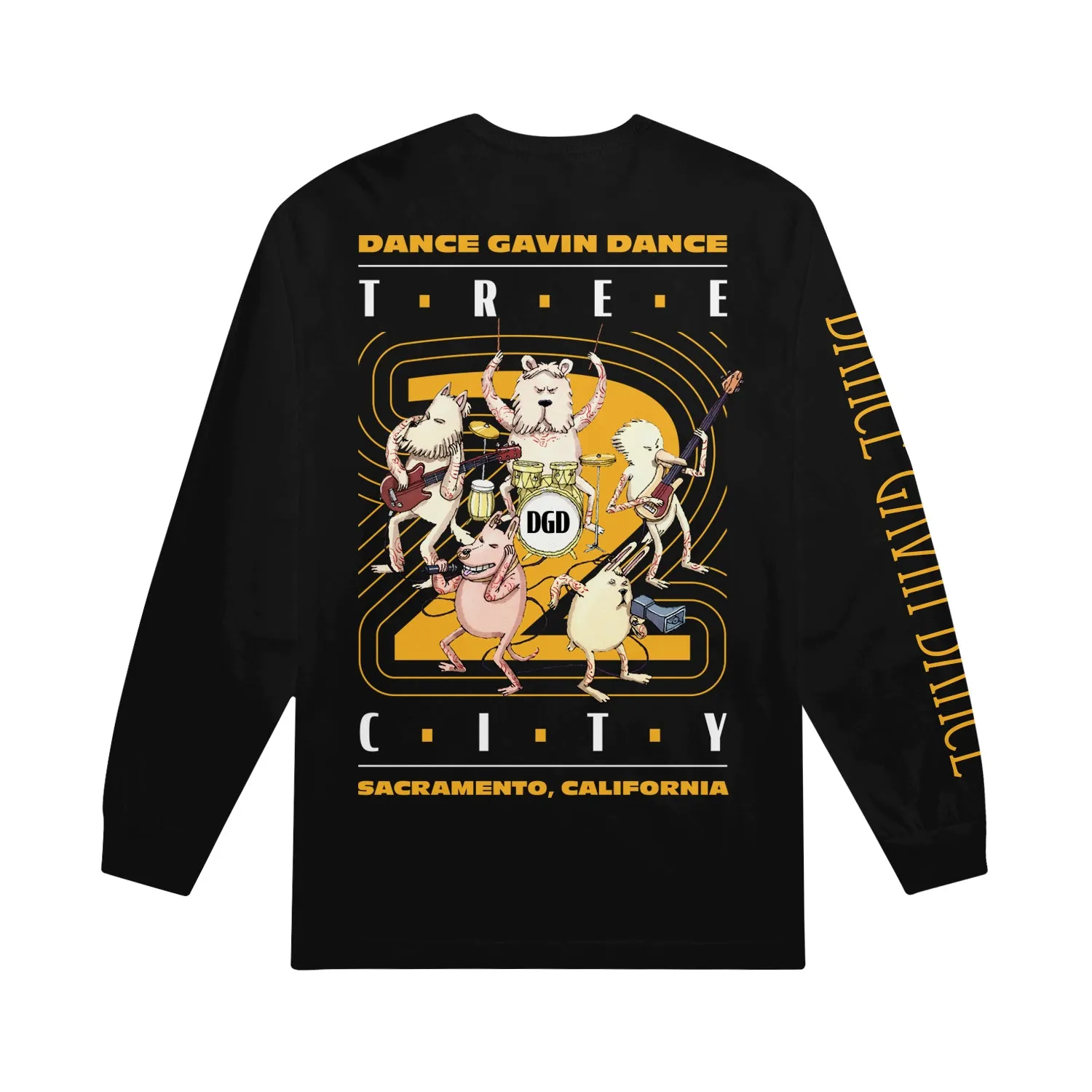 Tree City 2 Black Long Sleeve