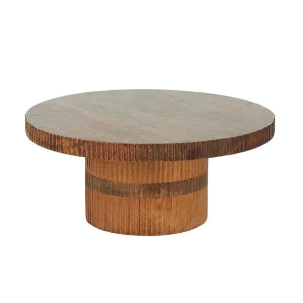 Ulla Wood Cake Stand - Natural