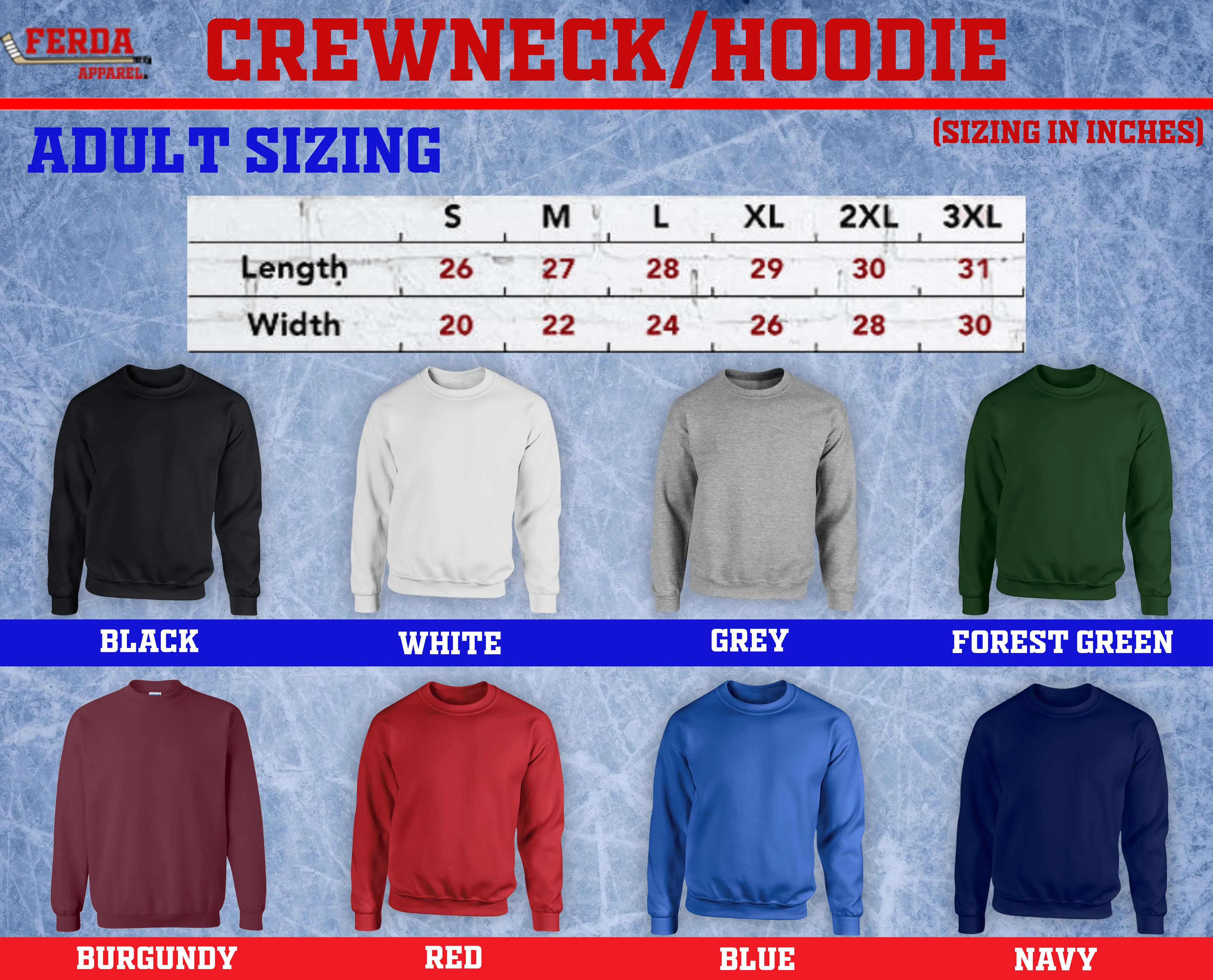 Unnecessary Sauce Hockey Crewneck Sweater Hoodie FA06