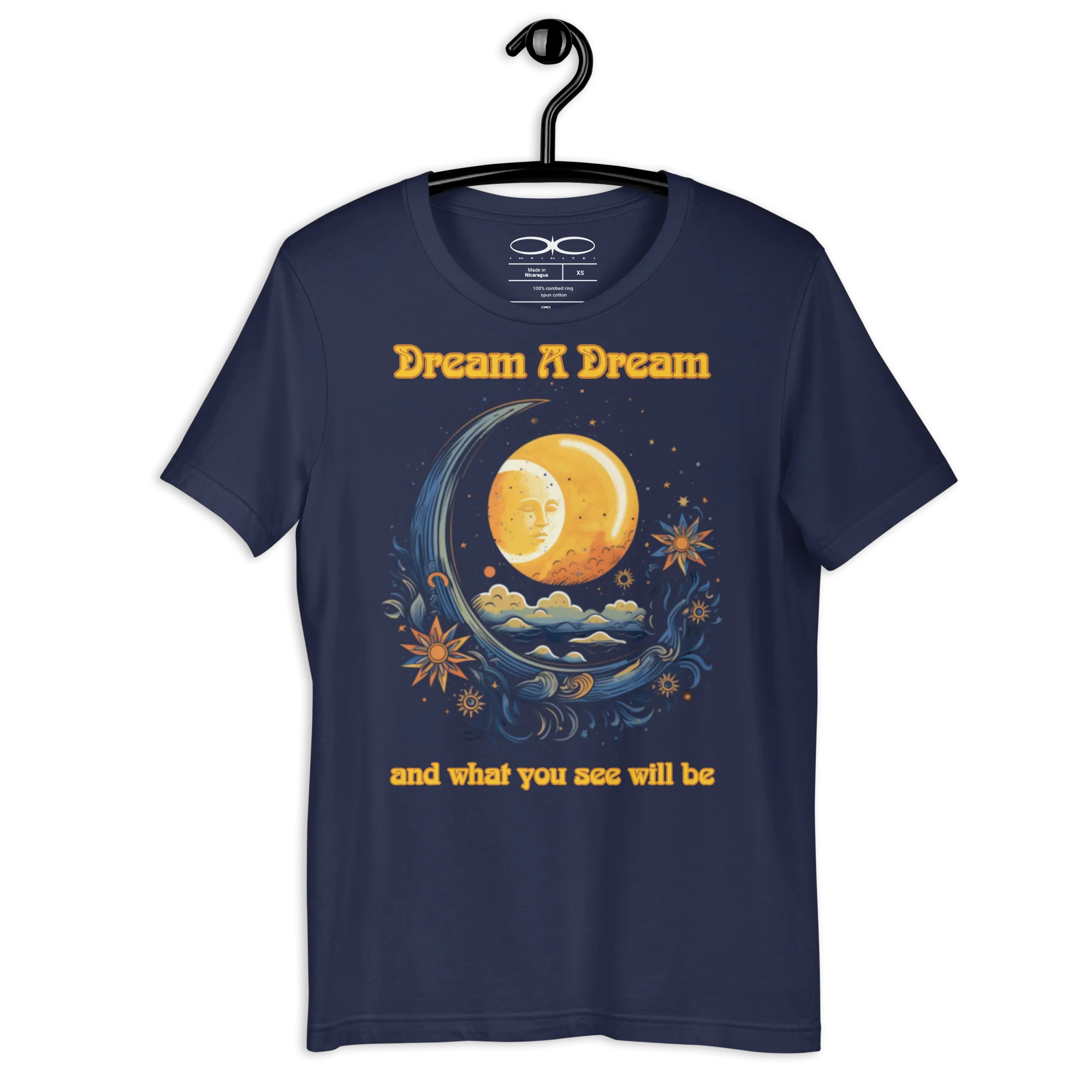 Women's Dream A Dream Navy Blue Graphic Tee