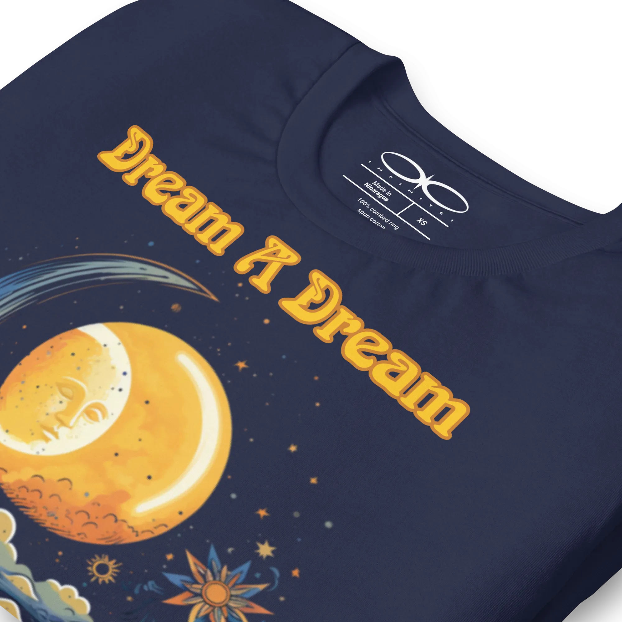 Women's Dream A Dream Navy Blue Graphic Tee