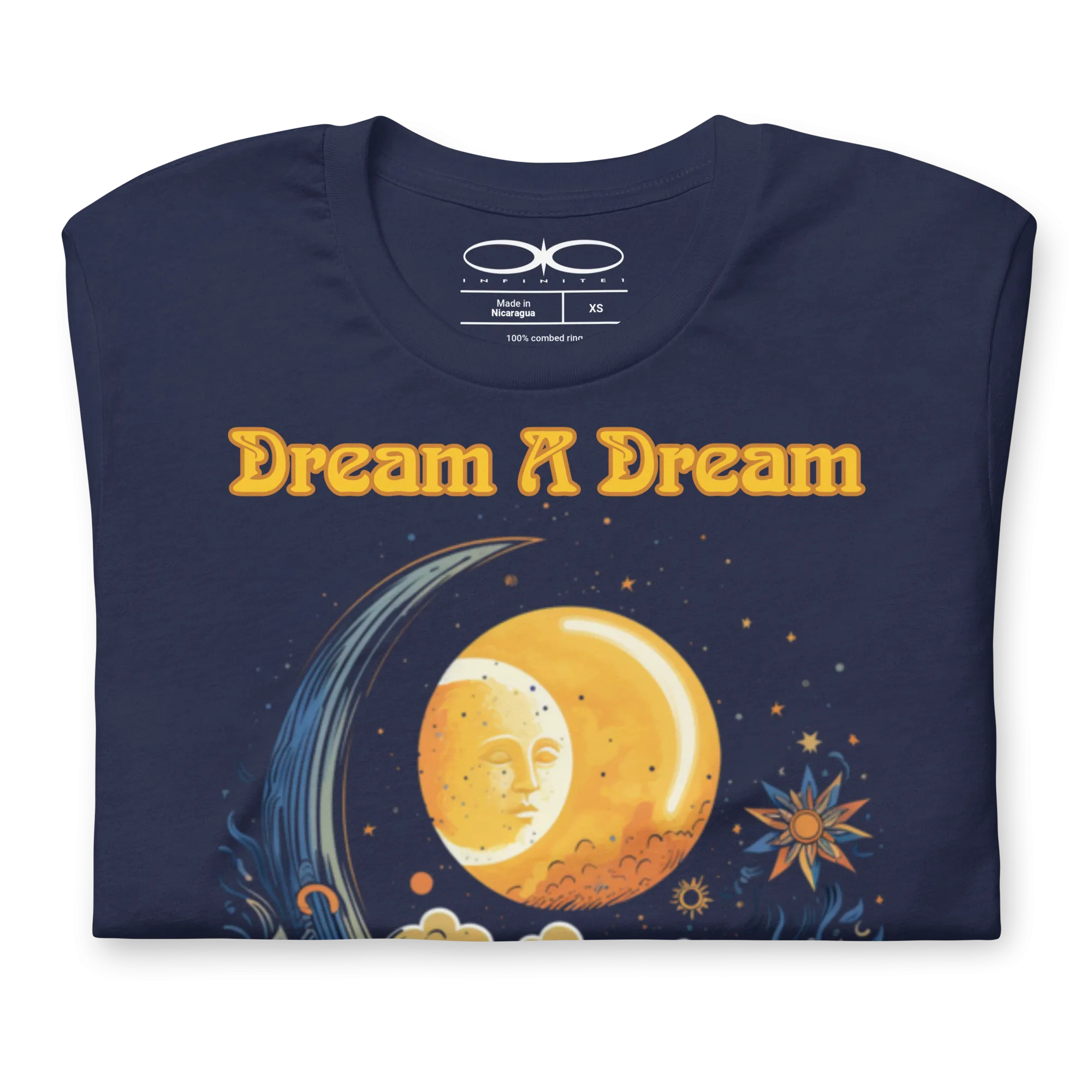 Women's Dream A Dream Navy Blue Graphic Tee