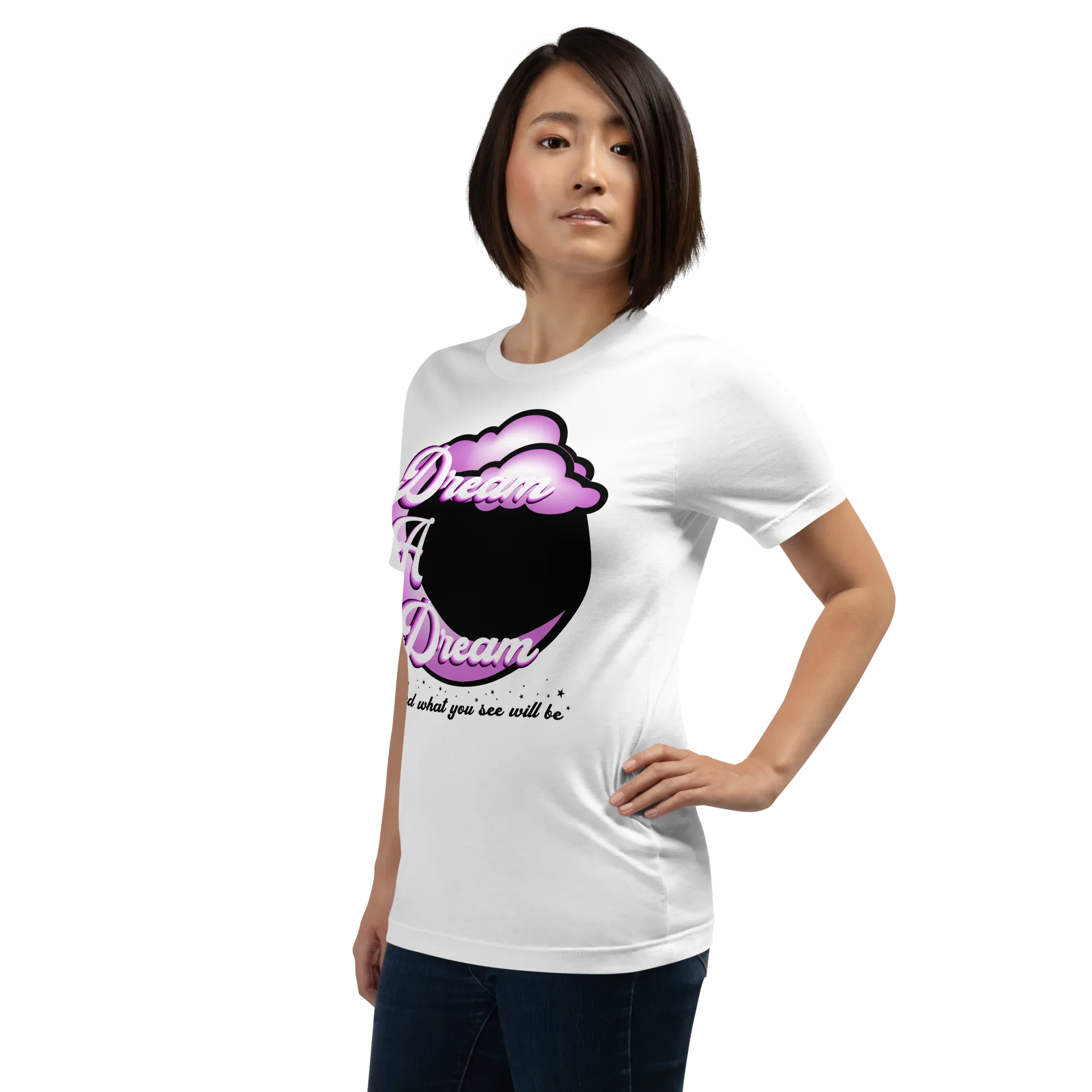 Women's Moon And Dream A Dream Graphic T-Shirt