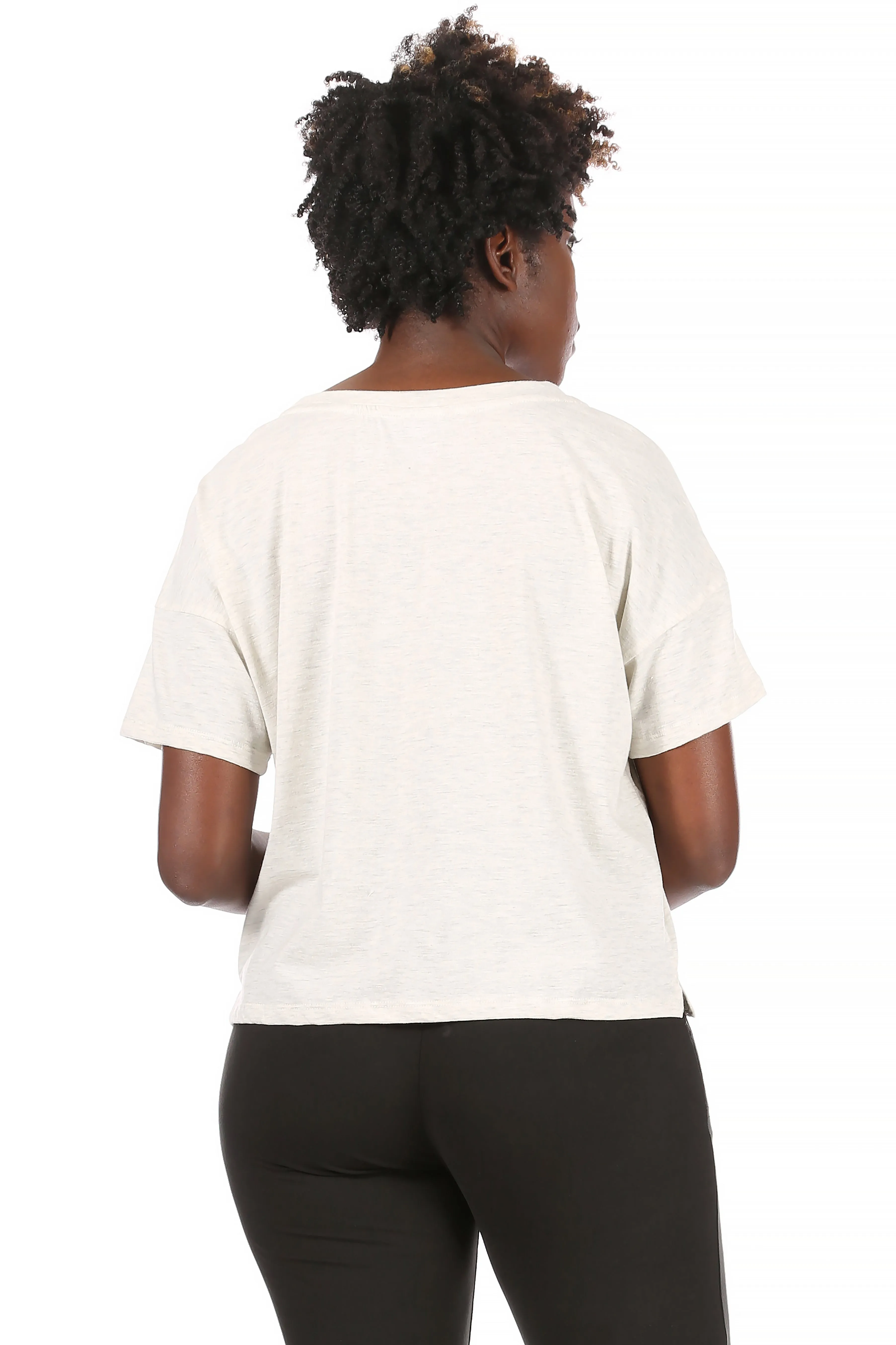 Women's "MAMA" Short Sleeve Boxy T-Shirt with Pocket